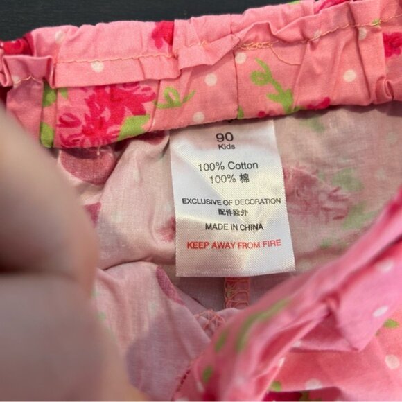 Toddlers Strawberry Print Short Set Pink - Picture 7 of 8